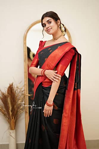 Image of Flosive Women's Jacquard Silk Saree