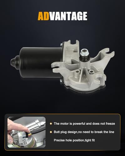 Image of ROADFAR Front Windshield Wiper Motor for Mitsubishi for Galant 1999-2003 | Fit For Toyota For Sequoia 2001-2007|For Tacoma 1998-2004|For Tundra 2000-2006|Replace 8511016670|MR192794|5 Pins
