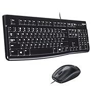 Комплект Logitech MK120 кабелна клавиатура и...