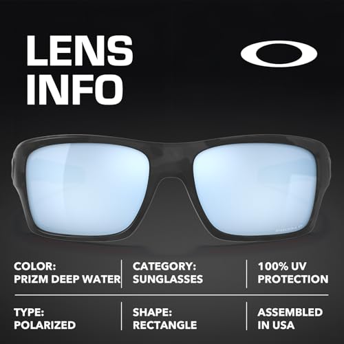 Image of Oakley TURBINE OO9263 Rectangle Shape Sunglasses With Official Eyewear Kit | Men's Sunglasses