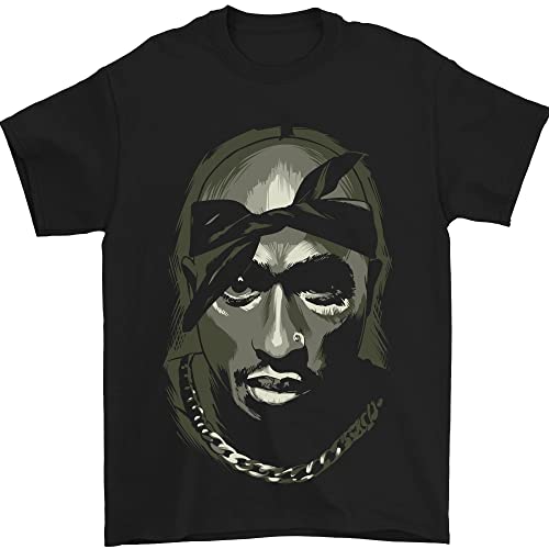 Hip Hop Rap Music Rapper - Camiseta de algodón para hombre, Negro, 4XL