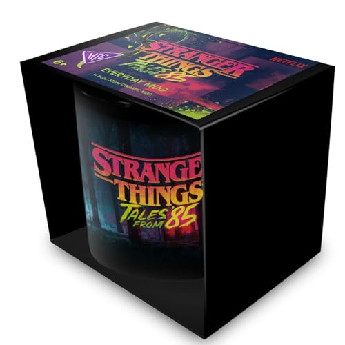 Stranger Things Tales from 85 (Woods) Black Mug 315ml Official Licensed Stranger Things Tales from 85 Merchandise Retro Netflix Collectible Fan Gift Home School Gaming Or Lifestyle Use