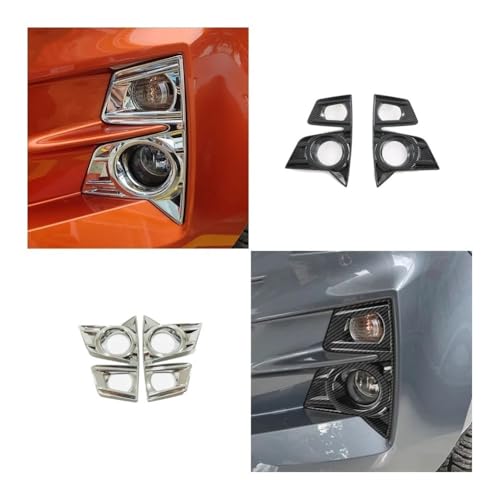 Paupières de phare Isuzu D-MAX 2021-2023 cache antibrouillard chrome - 2