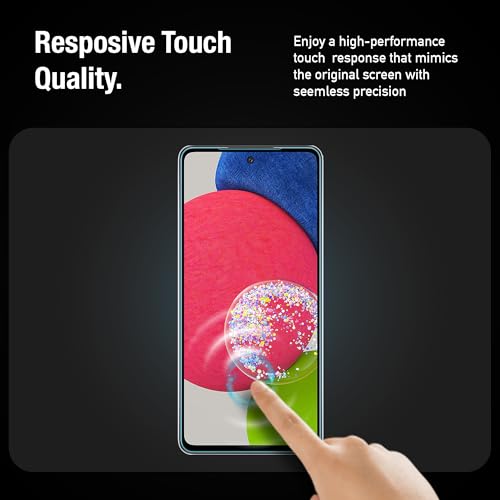 Image of Supershieldz NeoGuard HD+ Tempered Glass Screen Protector Guard for Samsung Galaxy M31S, A51, A52, A52S and Galaxy A52, 9H Hardness | Case-Friendly | Easy Installation Kit