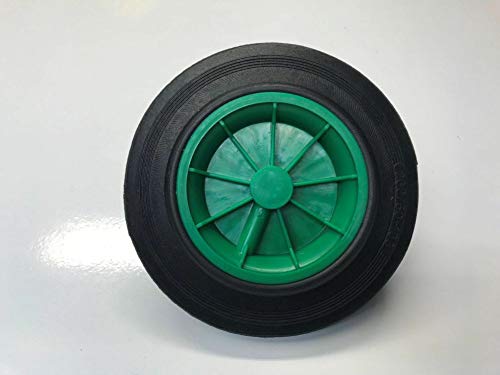 LY Tools REPLACEMENT WHEELIE BIN WHEEL/WHEELIE BIN WHEELS 200/50-100 GREEN