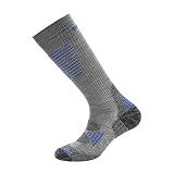 Devold Cross Country Merino Sock Grau, Merino Ski- und Snowboardsocken, Größe 35-37 - Farbe Dark Grey