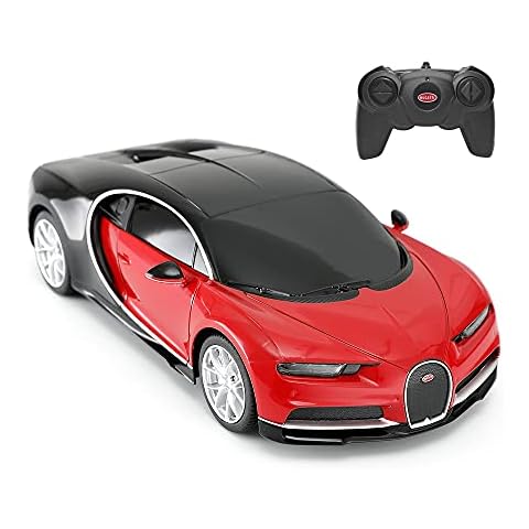 RASTAR Bugatti Toy Car, 1/24 Scale Bugatti Chiron RC Model Car, indoor and outdoor toys Cover