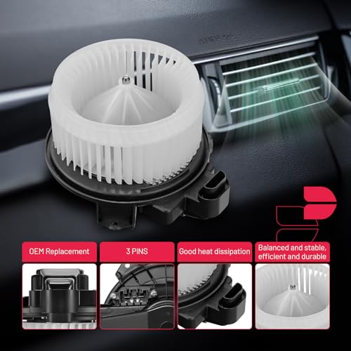 Image of BDFHYK AC Heater Blower Motor Fan 700249 Compatible with Toyota 2009-2019 Corolla 2010-2016 Prius 2012-2017 Prius V,HVAC Blower Motor Assembly Replacement for 87103-02210 87103-12080 SK700249