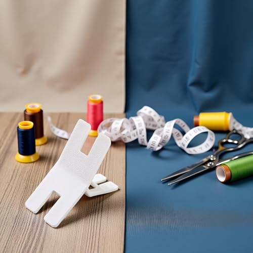 Placa blanca para botones y prensatelas de máquina de coser miniatura 3