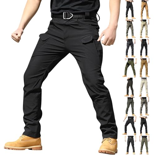 Tactical Pants for Men Water Resistant Hiking Cargo Pants Multi Pockets Stretch Waterproof Quick Dry Work Pants