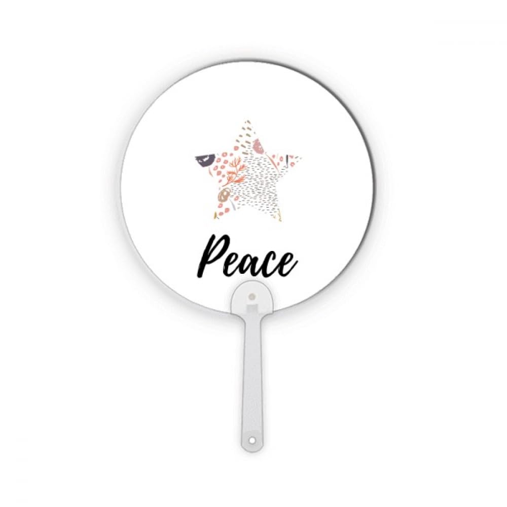 Fleur en plastique rond no/no decoration d'eventail loisir creatif