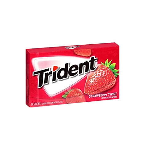 Image of Trident Sugar Free Strawberry Soft Gum