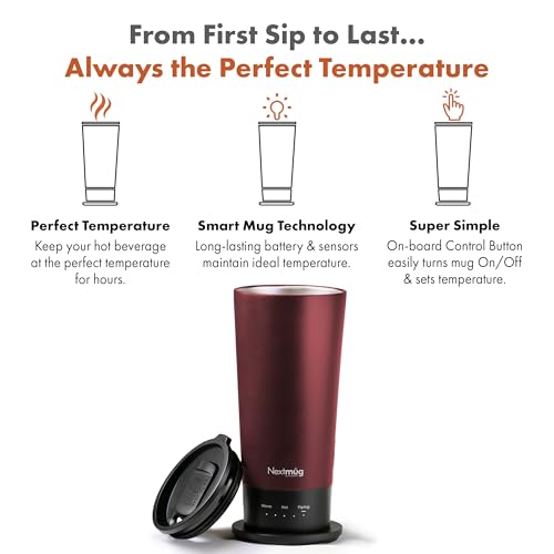 Nextmug Go Self-Heating Travel Mug