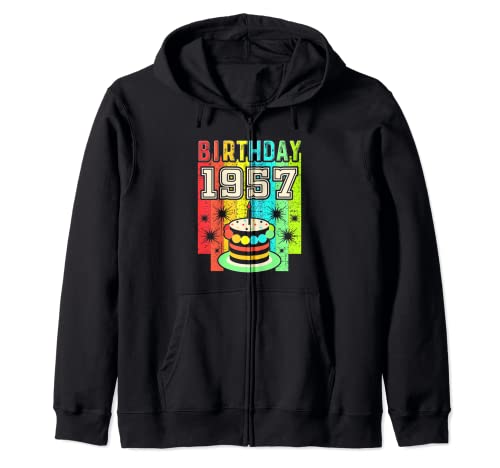 Camisetas vintage de 1957 para hombre, retro, divertidas, cumpleaños de 1957 Sudadera con Capucha
