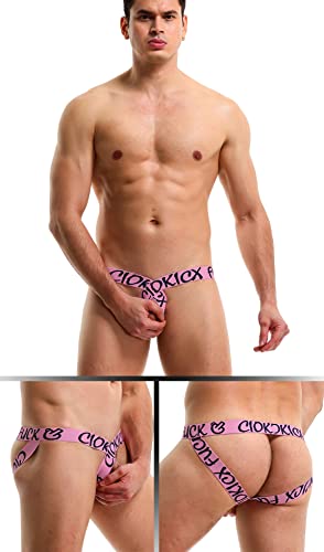 Maiclaice 3Pack Men's Spandex Comfort Thong Microfiber Bikini Slim Fit Underwear Breathable Low Rise Sport Briefs Black/Red/Blue 3Pcs Medium #TOP2