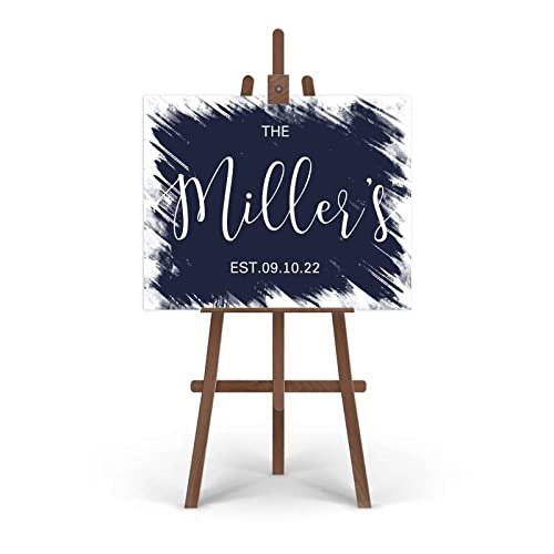 Panneau de mariage personnalisable signalisation modifiable de fête - 3