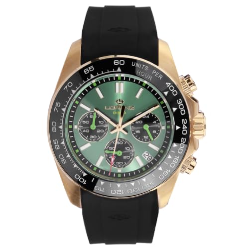 Montre sport homme Lorenz DI300 : le chronographe étanche du bureau aux fonds marins