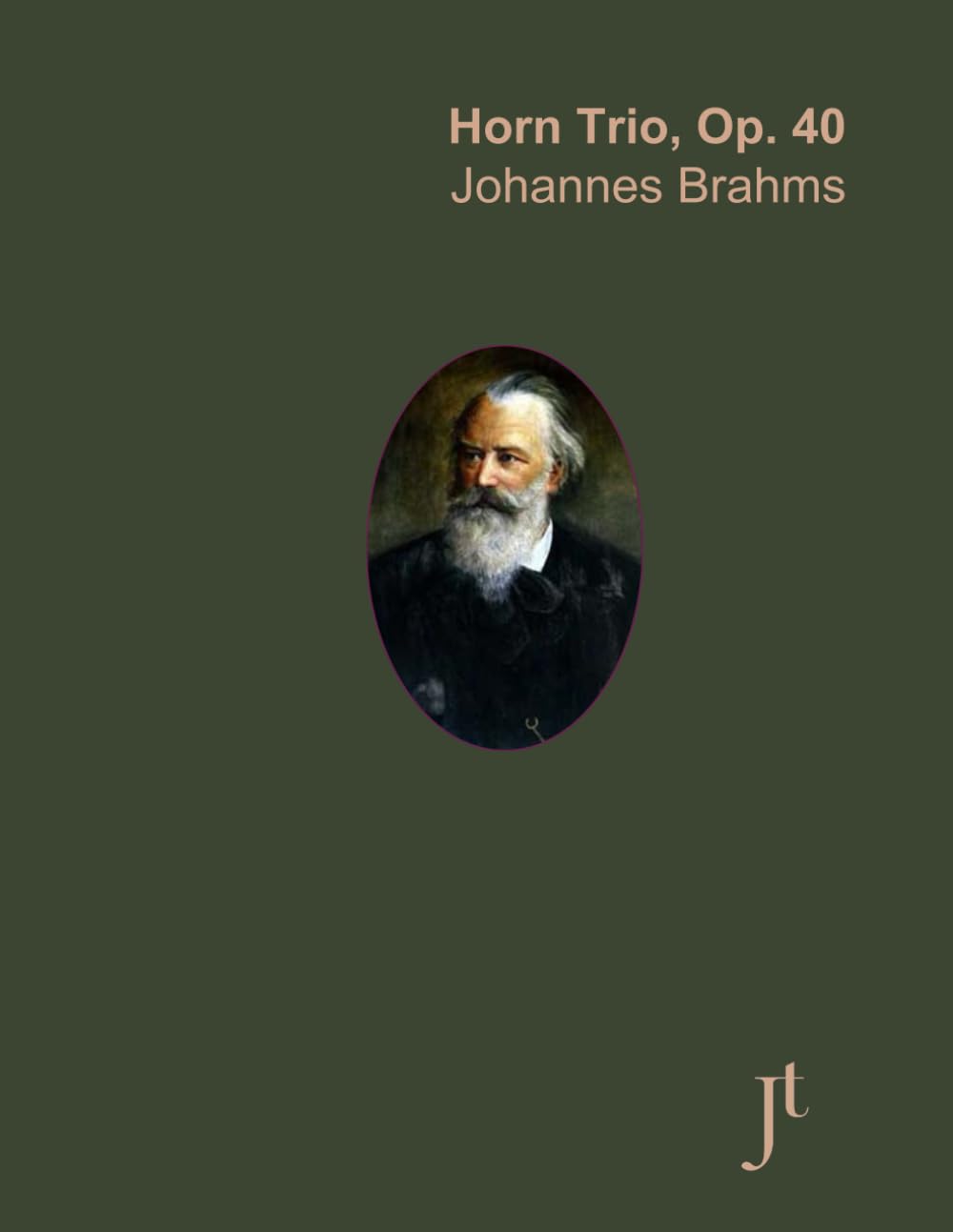 Brahms Horn Trio, Op. 40: Bound score and parts for study, performance, and review