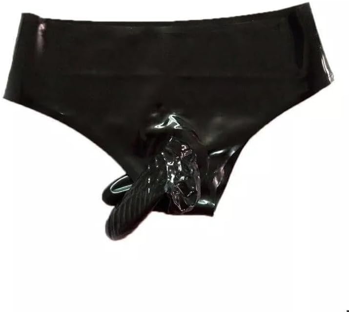 Latex Briefs Underwear with Cover Men, Tight Latex Trousers, Men, Exotic Underwear