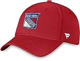 Fanatics - NHL New York Rangers Core Stretch Cap - Rot Farbe Rot, Größe S-M
