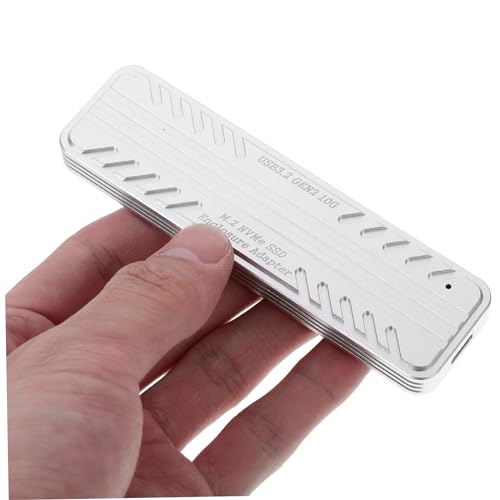 Caja para SSD de aleación de aluminio resistente con adaptador USB-C miniatura 3