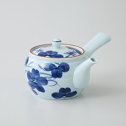 saikai pottery Kyusu (Medium teapot) Blue Flower pattern 99335 from Japan