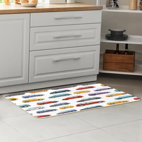 Alfombras de cocina antideslizantes VAPOKF lavables y muy absorbentes 7
