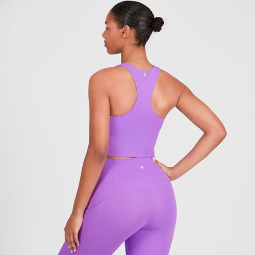 Image of YITTY Active Sports Bra Tank, Tank Top for Women with Built-in Bra, Racerback, Removable Cups, Low-Impact Yoga and Gym