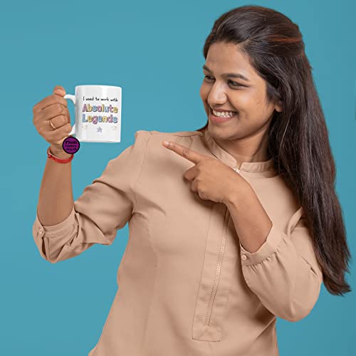Leaving Gift Mug, I Used to Work with Absolute Legends Cup (White) - Image 2