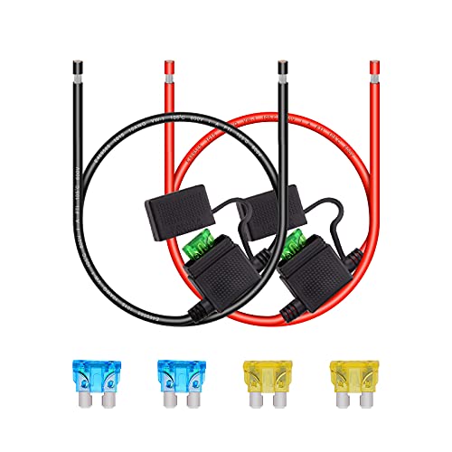 Porte-fusible 10 AWG étanche avec fusibles ATC 30A pour voiture et bateau