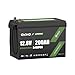 OKMO 200Ah LiFePO4 Battery 12V Updrade Mini Size, 10 Years 15000+ Deep Cycles, for RV, Van, Home Solar Energy Storage Off-Grid, Marine Boat Trolling Motor