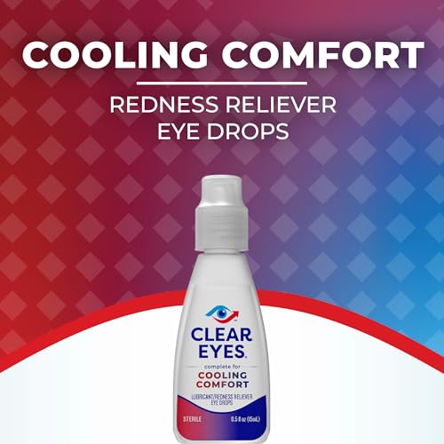 Image of Clear Eyes Cooling Comfort Relief Eye Drops, 0.5 Fl Oz