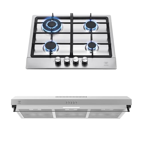 Listado de Parrilla y Campana , listamos los 10 mejores. 42 Combo Parrilla de Gas 4 Quemadores Acero Inoxidable 60cm AI4, Campana de Cocina 80cm para PARED, Acero Inoxidable CEA80