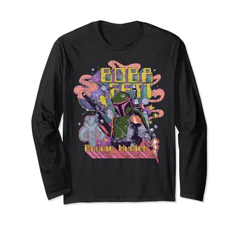 T-shirt Star Wars Boba Fett psychédélique manches longues le cadeau parfait