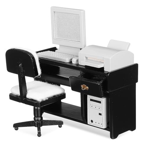 Modèle informatique miniature Garneck, cadeau idéal pour maison de poupée
