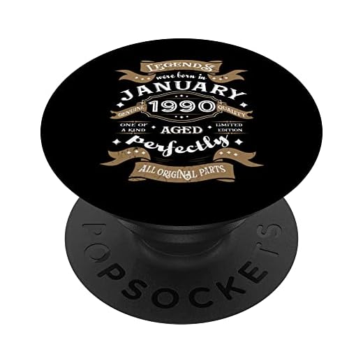 Leyendas nacieron en enero de 1990 regalo de cumpleaños PopSockets PopGrip Intercambiable