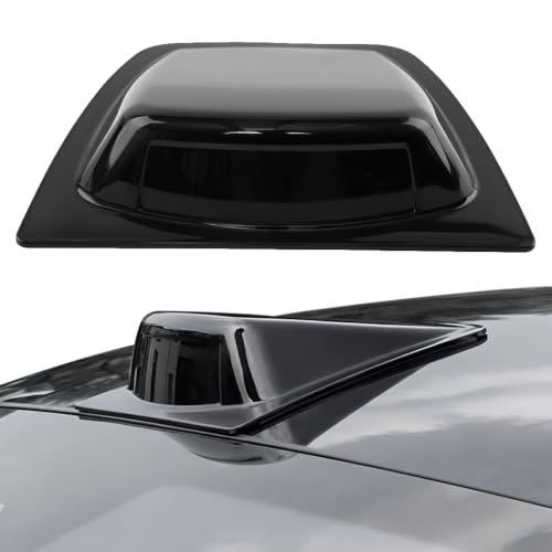 Image of STHIRA Car Roof Decorative Cover Gloss Black Radar Decor Shell for Car