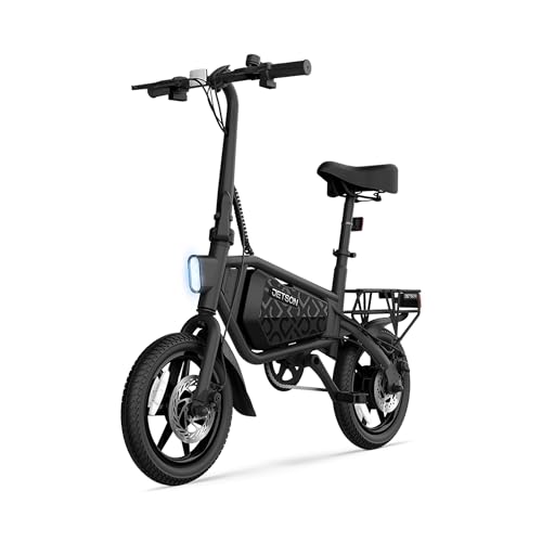 Jetson Bolt Electric Bike, Foot Pegs, Easy-Folding, Built-in Carrying Handle, Twist Throttle, Cruise Control, Up to 15.5 MPH, Range Up to 15 Miles, Ages 13+