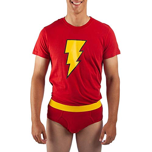 DC Comics Shazam Underoos - Rojo - X-Large