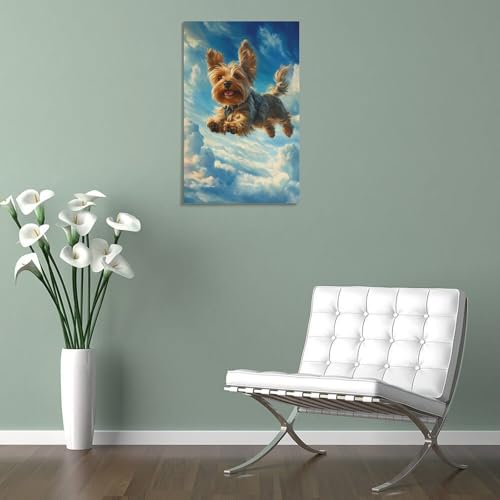 Impression sur toile Yorkshire : idée cadeau originale pour passionnés