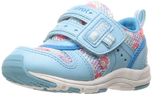 [キャロット] スニーカー 運動靴 2E/3E 幅広 14~21cm 0.5cm有 キッズ 男の子 女の子 CR C2146,2175 2Eサックス 15.0 cm