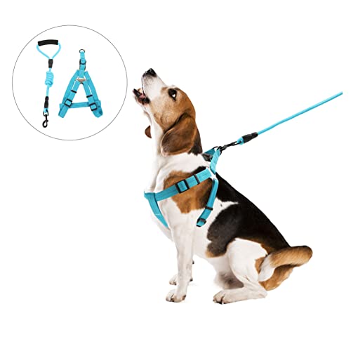 1 Jeu la Laisse du Chien Dog Leash Dog Harness collerettes pour Chiens Dog Collar Colliers pour Chiens Animaux Ceinture Promener Le Chien Sangle Nylon - Image 8