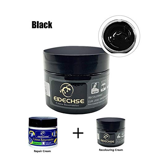 AITOCO Juego de reparación de Vinilo de Cuero para automóviles, Muebles de sofás, el Conjunto Premium Que repara, renueva y restaura el Color del Cuero Desgastado y Rayado en Botas, Bolsos, Chaquetas