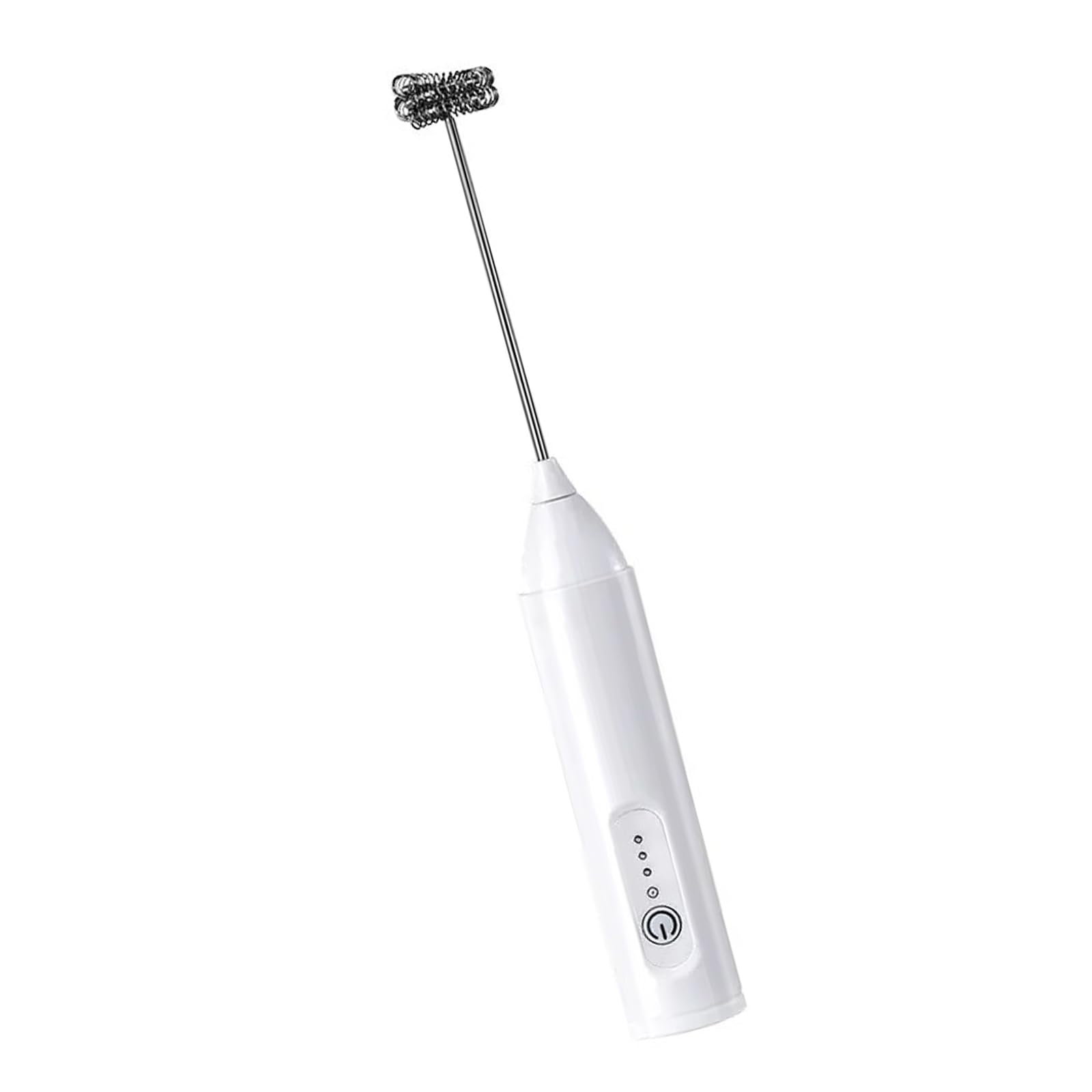 Jazuaiao Professional Grades Milk Whisking Tool 3 Stage Foams Multipurpose Design Detachable Cleaning Head Rechargeable Handheld Milk Foamer