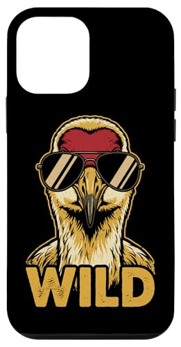 Wild Funny Sandhill Crane �T���O���X ���g�� �X�}�z�P�[�X iPhone 12 mini �p
