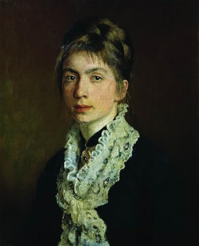 Portrait de Mp Shevtsova par Il'ya Repin, impression sur toile décoration salon 60x90