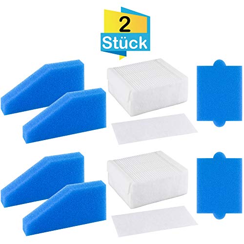 FHzytg 787241 - Juego de 2 filtros para aspiradoras Thomas de la serie AQUA+, Thomas Filterset 99