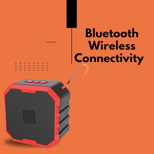 Image of Drumstone (10 Years Warranty Portable Wireless Bluetooth Speaker with 10W Bass, TWS, USB /SD Support, 8H Playtime, 5.0v Bluetooth & Fast Charging - Compact Sound Box for Travel & Parties