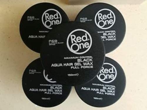 5 x RedOne Aqua Hair Wax, black