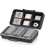 【Compatibilité et capacité】Range 3 piles pour appareil photo de taille (L*L*H) ≤ 56,7x39,5x23 mm / 2,23x1,56x0,91 pouces, comme pour Canon LP-E6 pour Sony NP-FZ100 pour Fujifilm NPW235 pour Nikon EN-EL15, pour Panasonic DMW-BLF19, pour Olympus BLX-1, etc. - Peut stocker 6 cartes CF Express Type B / XQD + 5 cartes CF Express Type A + 6 cartes SD / SDXC / SDHC. Un outil à tête plate et un outil d'éjection de carte (inclus). Remarque : les piles et les cartes ne sont pas incluses.